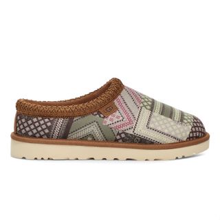 UGG Tasman Taz Sash 棕色 秋冬 圖騰穆勒鞋 男女款 B4582【新竹皇家UG1144094MULT】