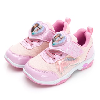 Disney 迪士尼 冰雪奇緣 童鞋 中童 兒童運動鞋 電燈鞋 童電燈運動鞋 台灣製造 粉紅 FOKX37803