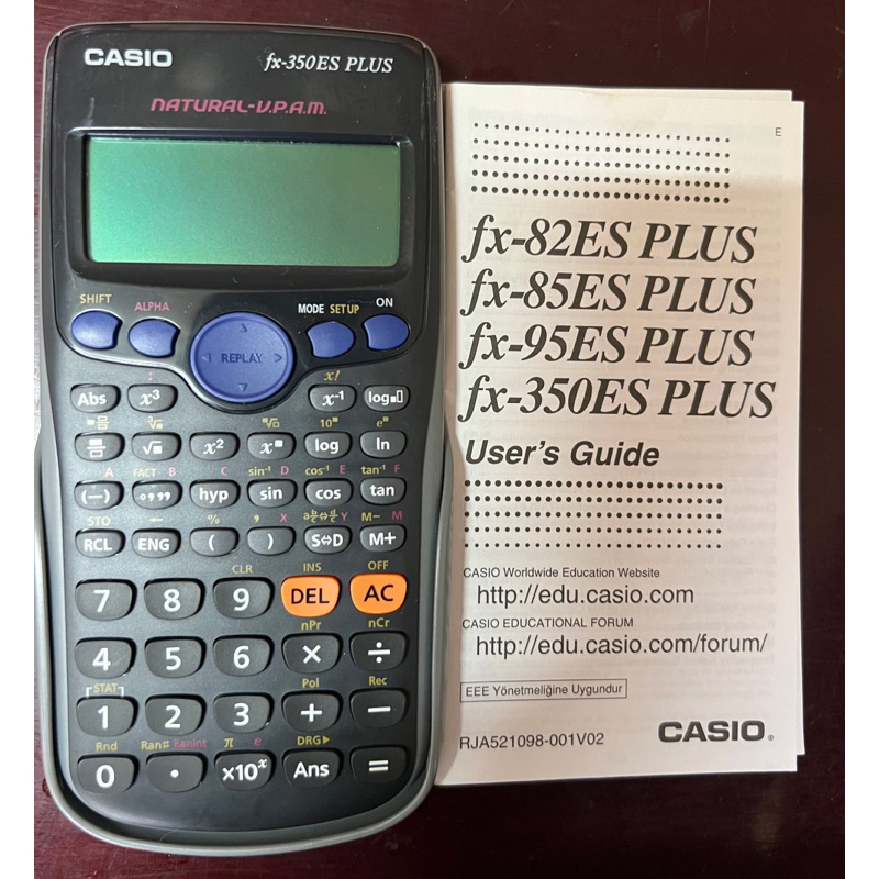 CASIO 卡西歐 FX-350ES PLUS-2工程計算機自然顯示工程計算機