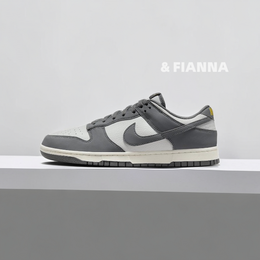 【FianNa】Nike Dunk Low 白灰 煙灰 低筒 板鞋 男女 休閒鞋 FZ4621-001