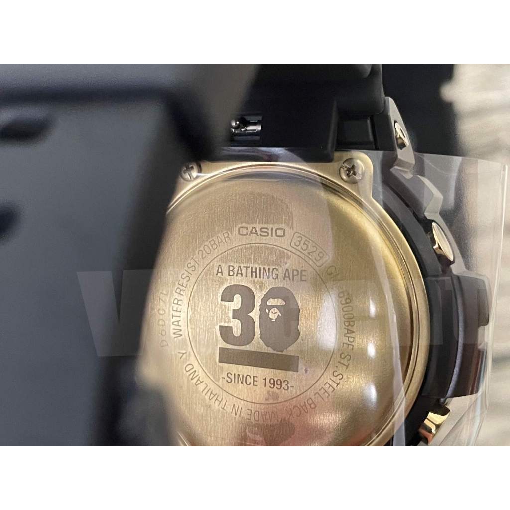 全新 現貨 11月4號 BAPE 30週年 x CAISO 40週年 G-Shock 聯名腕錶 GM-6900