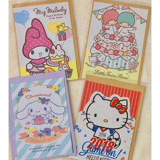 三麗鷗授/Hello Kitty凱蒂貓/大耳狗/雙子星/美樂蒂 立體生日卡片🎂可立式卡片 送禮必備🎁✨