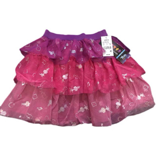 全新 現貨 童裝 女童裝 紗裙 可愛 三層紗裙 粉紫色 裙子 短裙