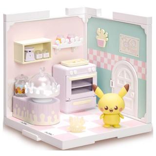 【TAKARA TOMY】 Pokepeace House 寶可夢小屋 廚房 小仙奶＆皮卡丘 場景盒玩【99模玩】