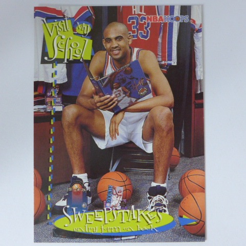 ~Grant Hill/格蘭特·希爾~名人堂/好好先生 1996年HOOPS.NBA籃球卡