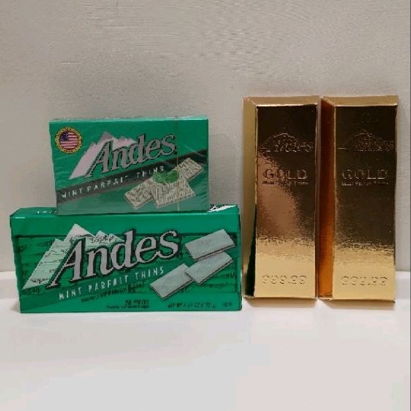 Andes 安迪士 雙薄荷可可薄片 金磚雙薄荷可可薄片 巧克力