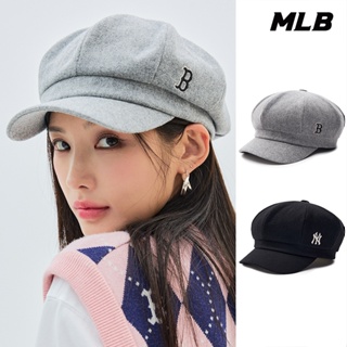 MLB 羊毛報童帽 紅襪/洋基隊 (3ACB00336-兩款任選) 【官方旗艦店】