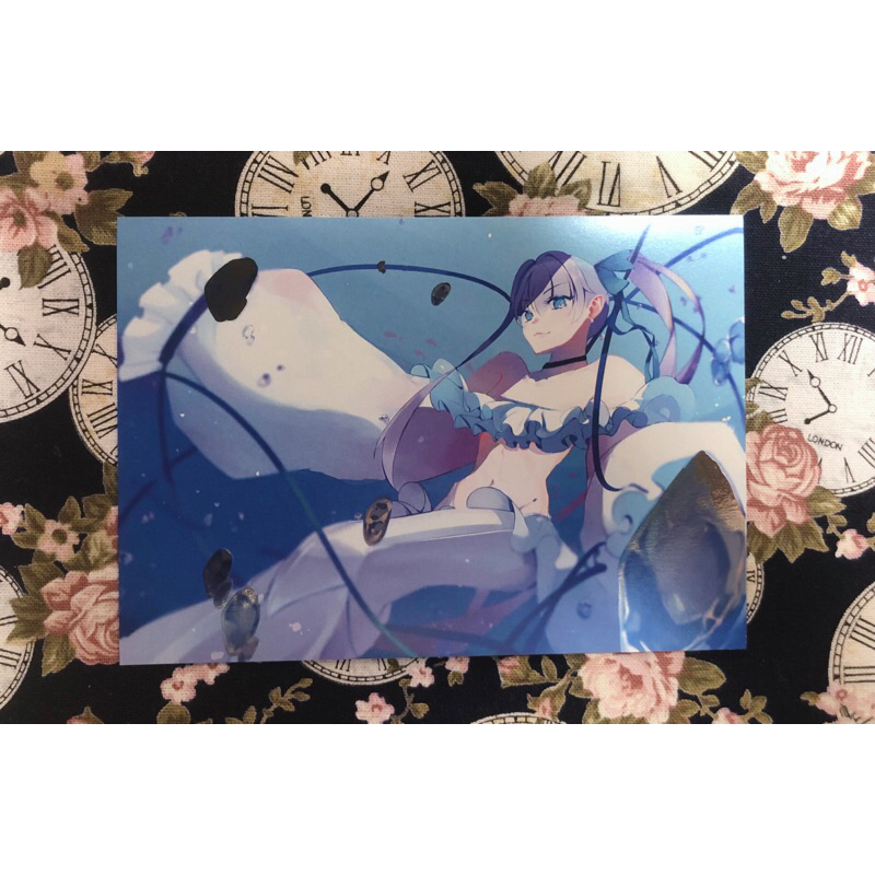 全新 fgo fate go 同人 燙銀明信片 泳裝莉莉絲 溶解莉莉絲 羽翱