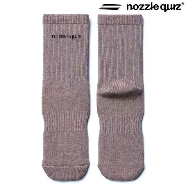 NOZZLE QUIZ 後研 AC-BSSX02NS ESSENTIAL 休閒襪 / 低筒襪 (灰紅色) 化學原宿