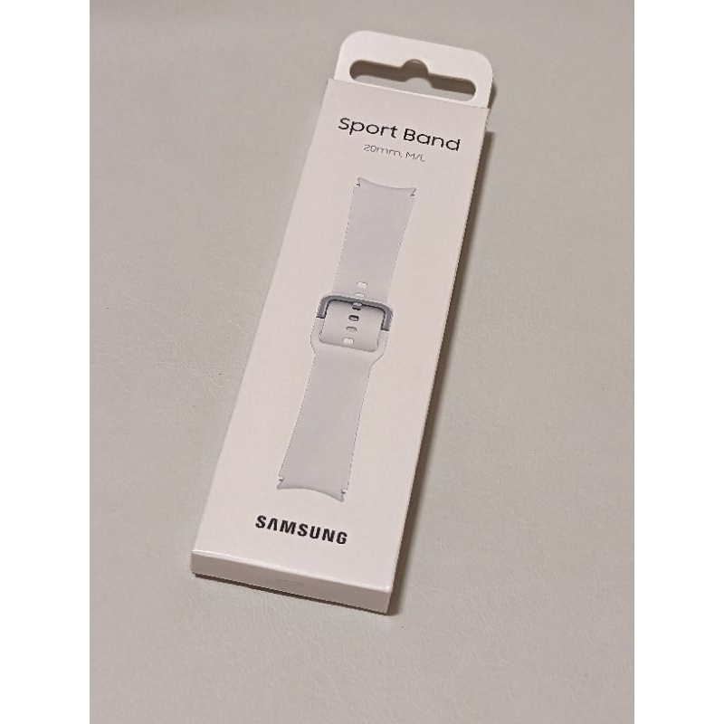 (原廠) Galaxy Watch5 系列彈性運動錶帶 20mm  M / L #白色 # watch 6適用