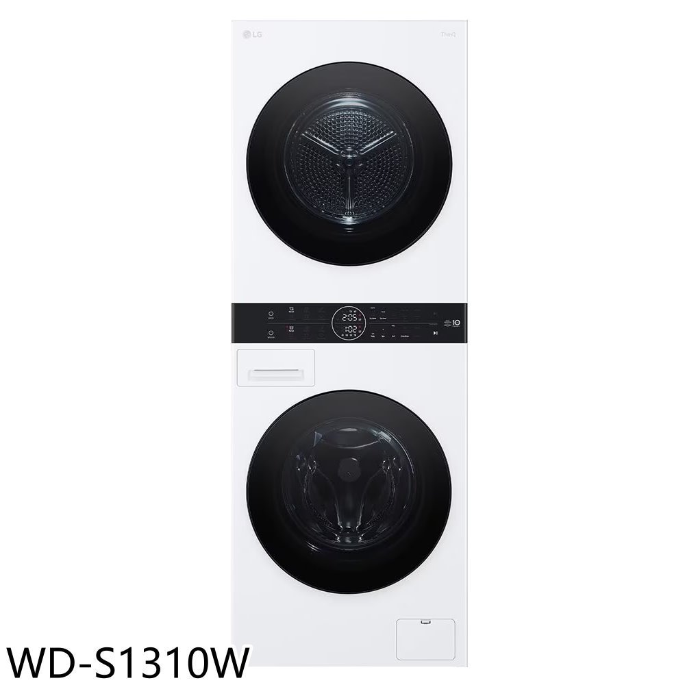 LG樂金【WD-S1310W】WashTower13公斤AI智控白色洗衣塔洗乾衣機(含標準安裝) 歡迎議價
