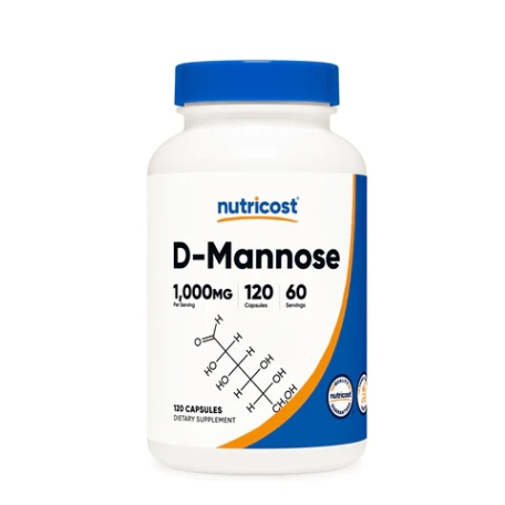 美國原裝 Nutricos D-Mannose，D-甘露糖膠囊 1000毫克 120顆 柏格醫生介紹