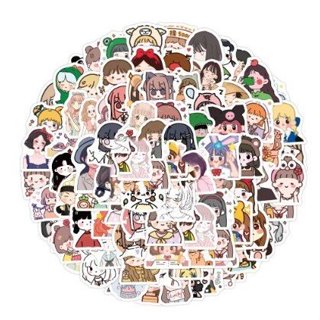 可愛韓國少女防水手帳貼紙 少女系文具貼紙 ins卡通行李箱貼紙 熊熊 筆記貼畫貼紙 保溫壺貼紙 咕卡貼紙 【R-290】