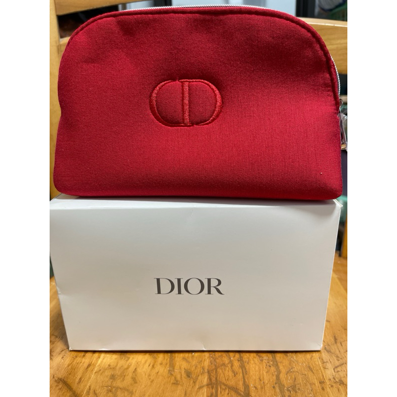 Dior 紅色化妝包