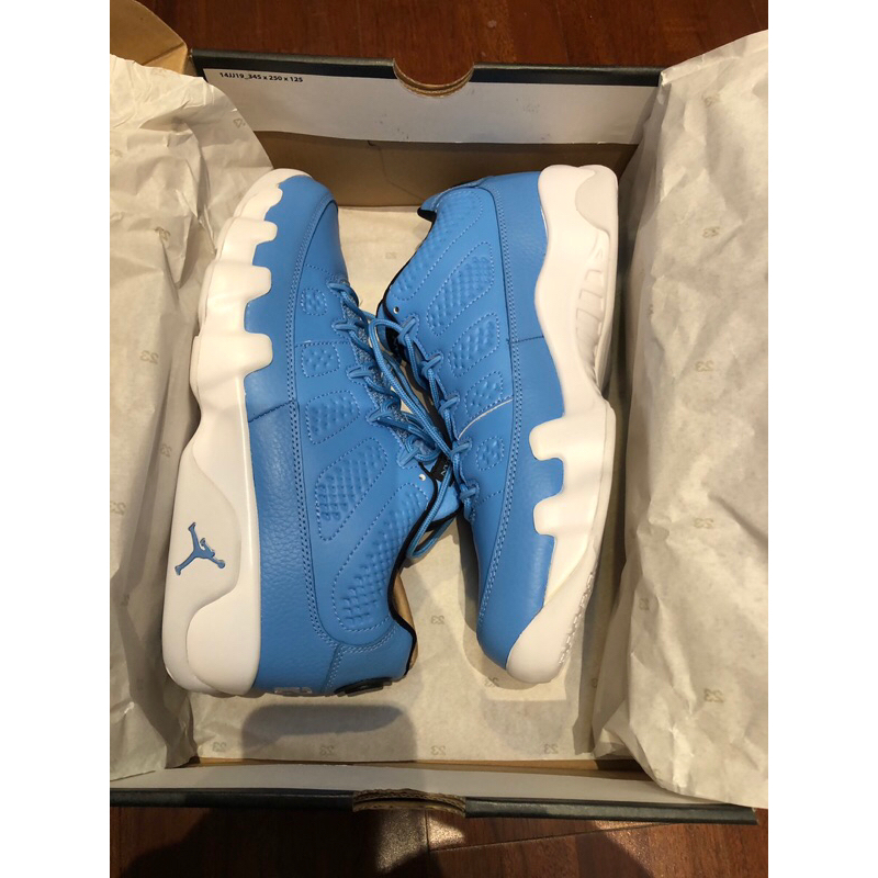 男款 Nike Air Jordan 9 復古低筒 - 832822401 - 藍白色運動鞋