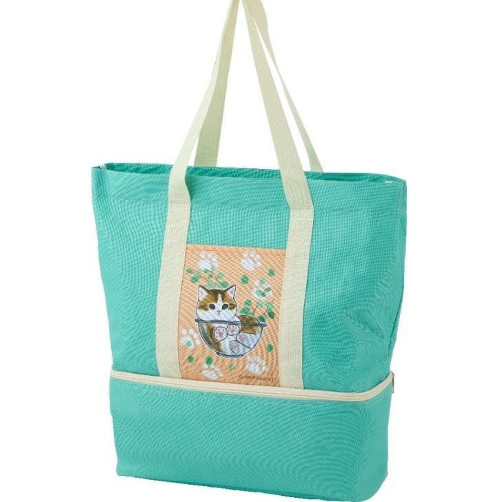 全新 日本貓福珊迪 mofusand 乾濕分離兩用保冰袋 包包 便當袋 旅行袋 萬用袋 交換禮物 貓咪 生日禮物 抽獎