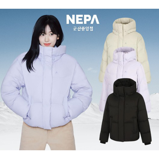 限時特價❗️韓國 Nepa 23FW 短版連帽羽絨外套 Airfill Hoodie Down Jacket鵝絨外套