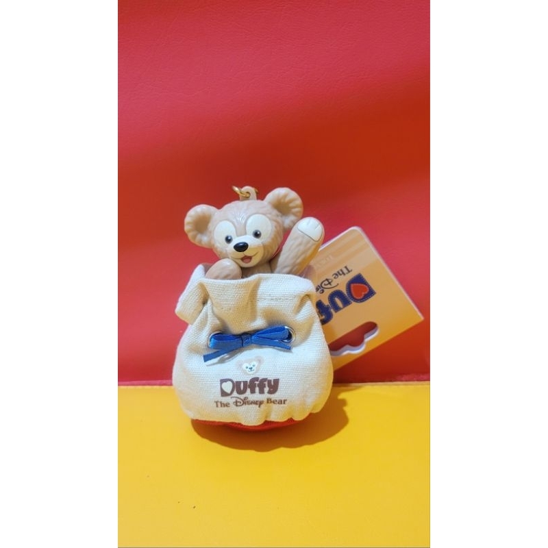 東京迪士尼 達菲熊 水桶包 吊飾 鑰匙圈