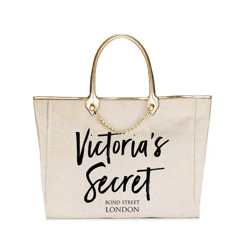 [全新含包裝現貨] Victoria’s Secret VS 維多利亞的秘密 帆布袋 托特包 購物袋 沙灘包 媽媽包