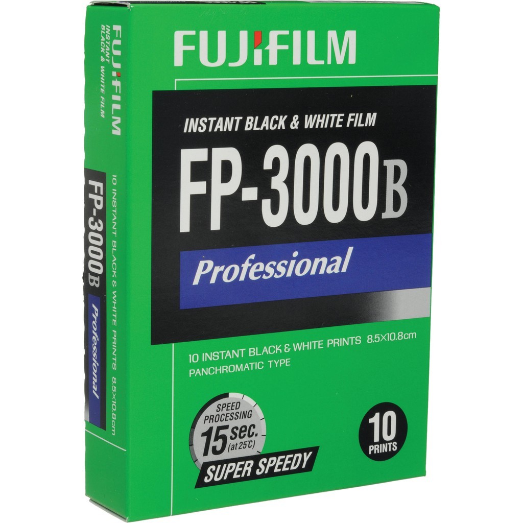 冷藏保存 Fujifilm 富士 FP-3000B 黑白 撕拉式 拍立得底片霧面 亮面 撕拉片 FP100C