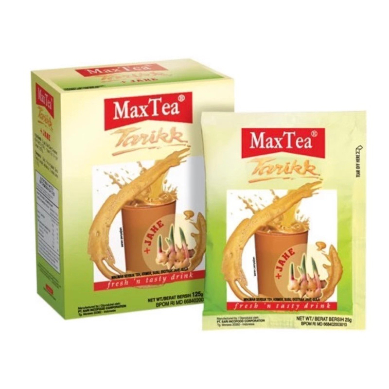 {Toko indo} maxtea jahe 5*25g(125g) 10sachet