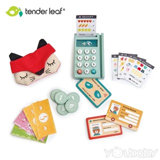 美國 Tender Leaf Toys 小狐狸錢包刷刷樂(市場家家酒系列) /學齡前玩具.木頭玩具.安全.模擬玩具