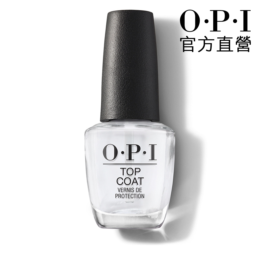 OPI Top Coat 亮麗保色護甲油15mL NTT30 指甲油 亮油 小黑蓋 官方直營