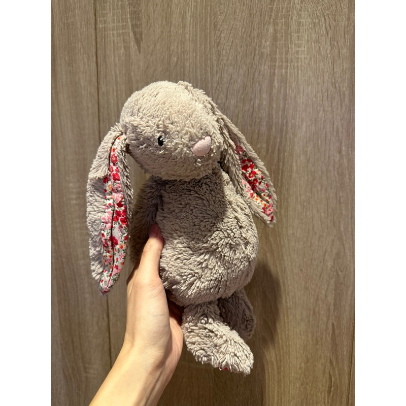 二手愛心義賣 jELLYCAT 經典碎花款兔子 31cm 兔娃娃 物況如圖