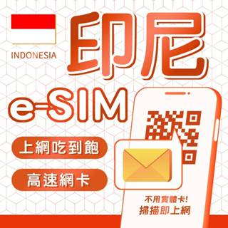 eSIM 印尼網卡 4G高速 上網吃到飽 峇里島網卡 峇里島上網 印度尼西亞 e-sim 上網卡 網路 網卡