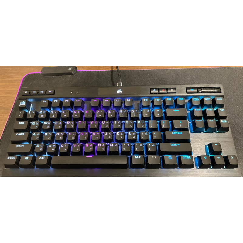 便宜賣 9.9新 海盜船 CORSAIR K70 RGB TKL 80% 機械式鍵盤