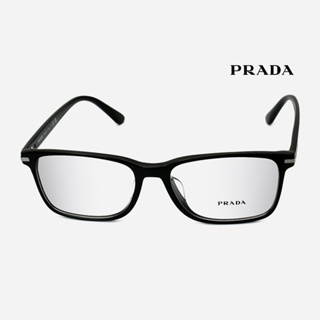 PRADA VPR14W-F 普拉達品牌眼鏡｜大臉復古黑色板材方框眼鏡架 男生品牌眼鏡框【幸子眼鏡】