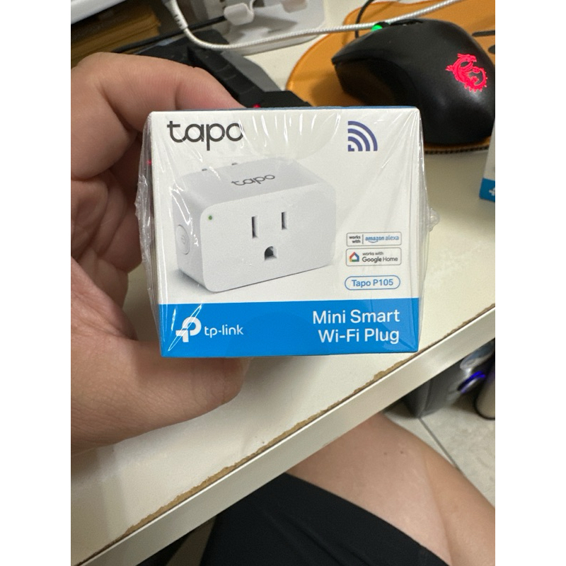(兩入組) TP-Link Tapo P105 wifi無線網路智能智慧插座開關(支援Google 語音助理)