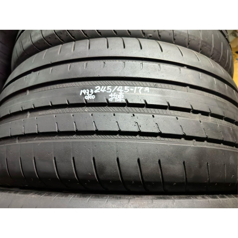 超厚 固特異 F1A5 245/45/17 四條7千 中古胎