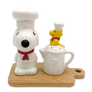 🎁現貨 日本SNOOPY PEANUTS 史努比調味料瓶 香料瓶組 香料罐 調味料罐 木托盤 桌飾 交換禮物