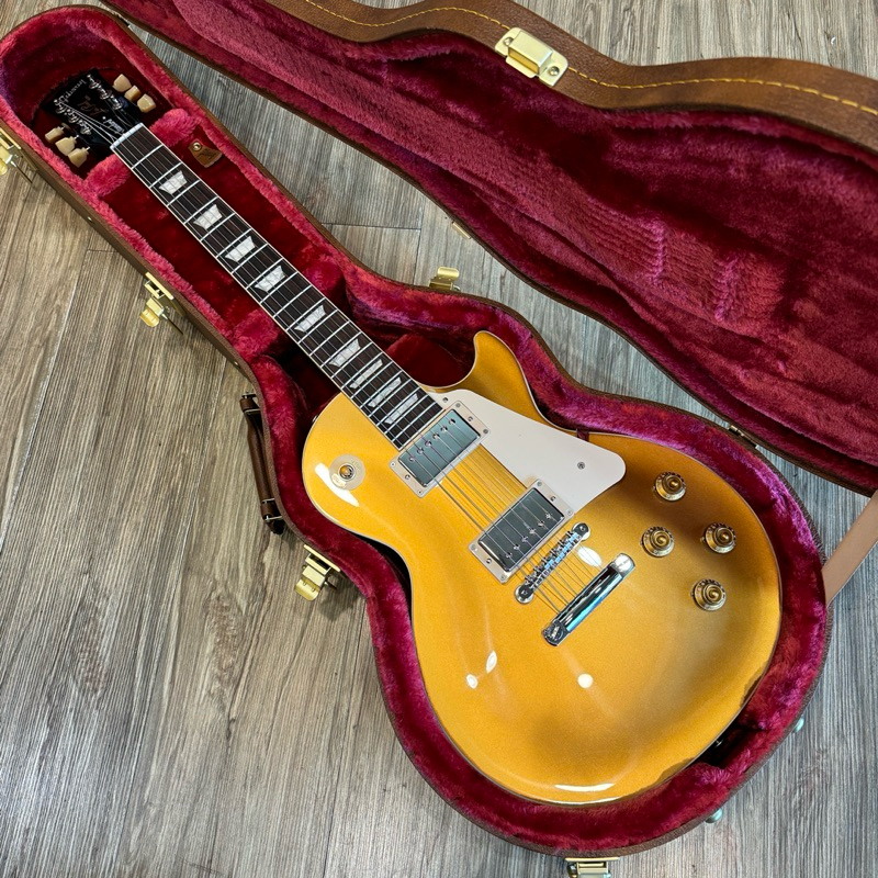 【搖滾玩家樂器】全新 免運 公司貨 2023 Gibson Les Paul Standard 50s gold top