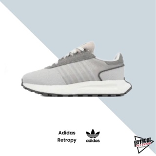 adidas retropy e5 boost 灰白 復古 休閒鞋 ie0484【彼得潘】