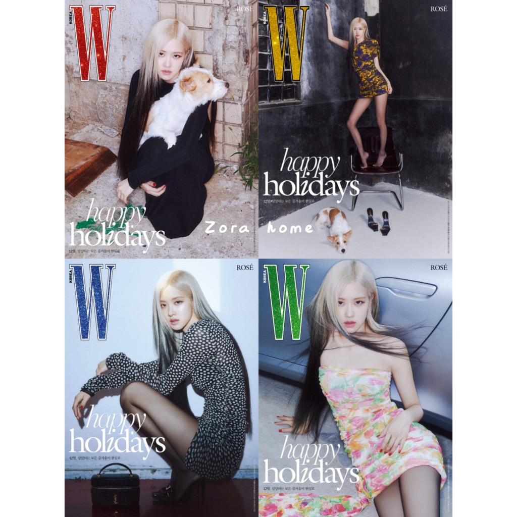 預購 BLACKPINK ROSE W Korea Vol.12 2023 12月號