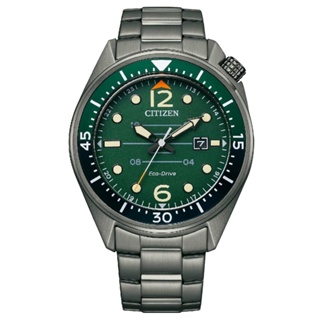 【柏儷鐘錶】Citizen 星辰錶 光動能錶 聖誕推薦款式 綠 AW1717-81X