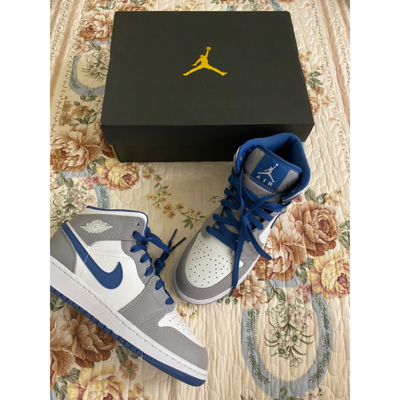 ❤️❤️❤️Nike Air Jordan 1 Mid 灰藍