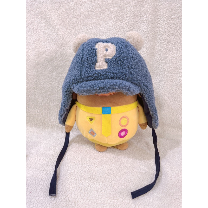 全新❤️韓國 可愛雙球字母 兒童軟沿護耳帽 嬰幼兒寶寶雷鋒帽