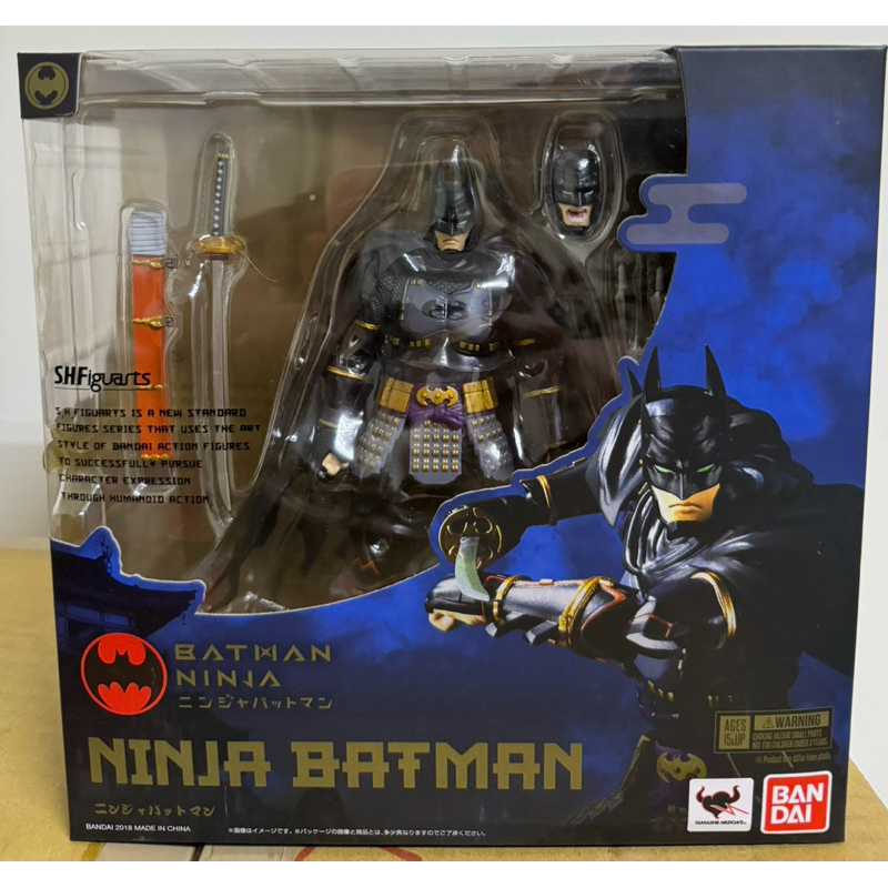現貨 代理 S.H.F SHF DC NINJA BATMAN 忍者 蝙蝠俠 可動 完成品