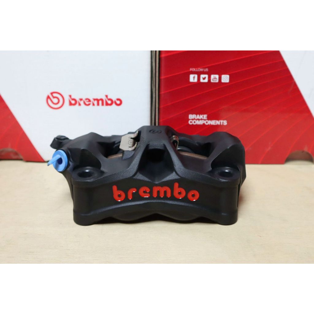 【ST】Brembo Stylema (左卡) 黑底紅 一體輻射卡鉗 孔距100mm M50/M50S/新M50