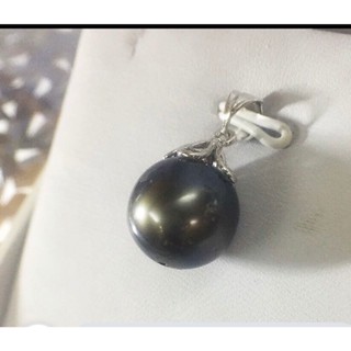愛情海珠寶批發/天然亮粉黑色南洋珠又圓又大/尺寸:11.5mm~珠層厚/皮光油亮/附寶石鑑定書
