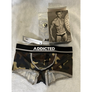 ADDICTED AD698P CAMO MESH BOXER 四角內褲