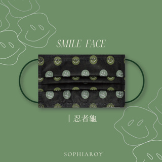 🤘台灣製 索菲亞羅伊 不要忘了微笑系列-忍者龜 成人醫用平面口罩(10入/袋)