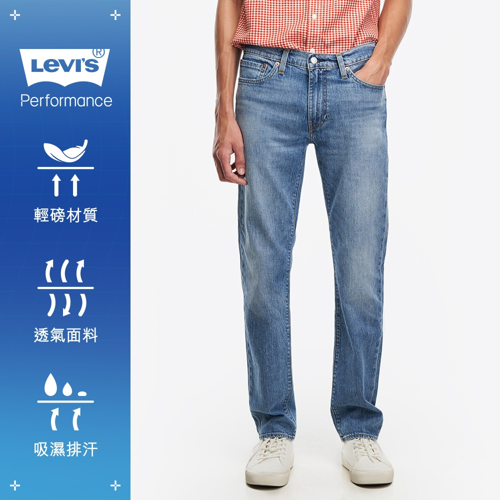 Levis 男款 牛仔褲 511 修身窄管 精工輕藍染刷白 彈性布料 04511-5244