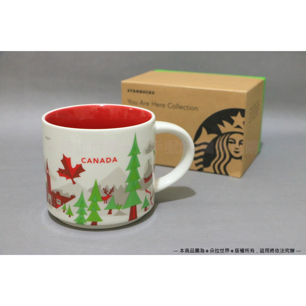 ⦿ 加拿大 Canada 第一代 》星巴克 STARBUCKS 城市馬克杯 咖啡杯 YAH系列 414ml