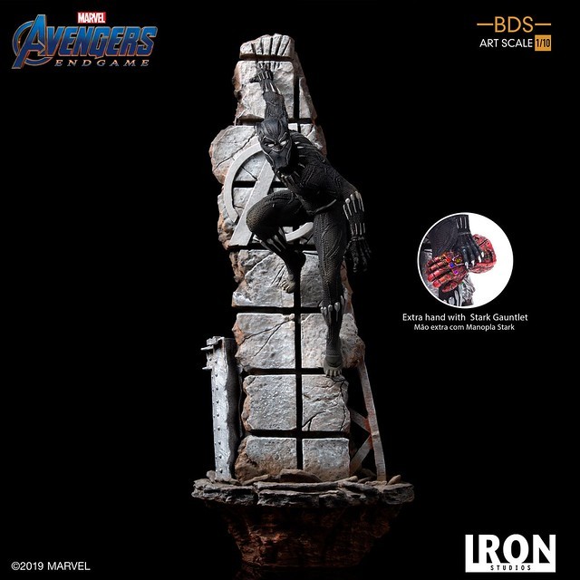 Iron Studios 復仇者聯盟 終局之戰 黑豹 1/10比例 決鬥場景 雕像 非 Hot Toys MMS470