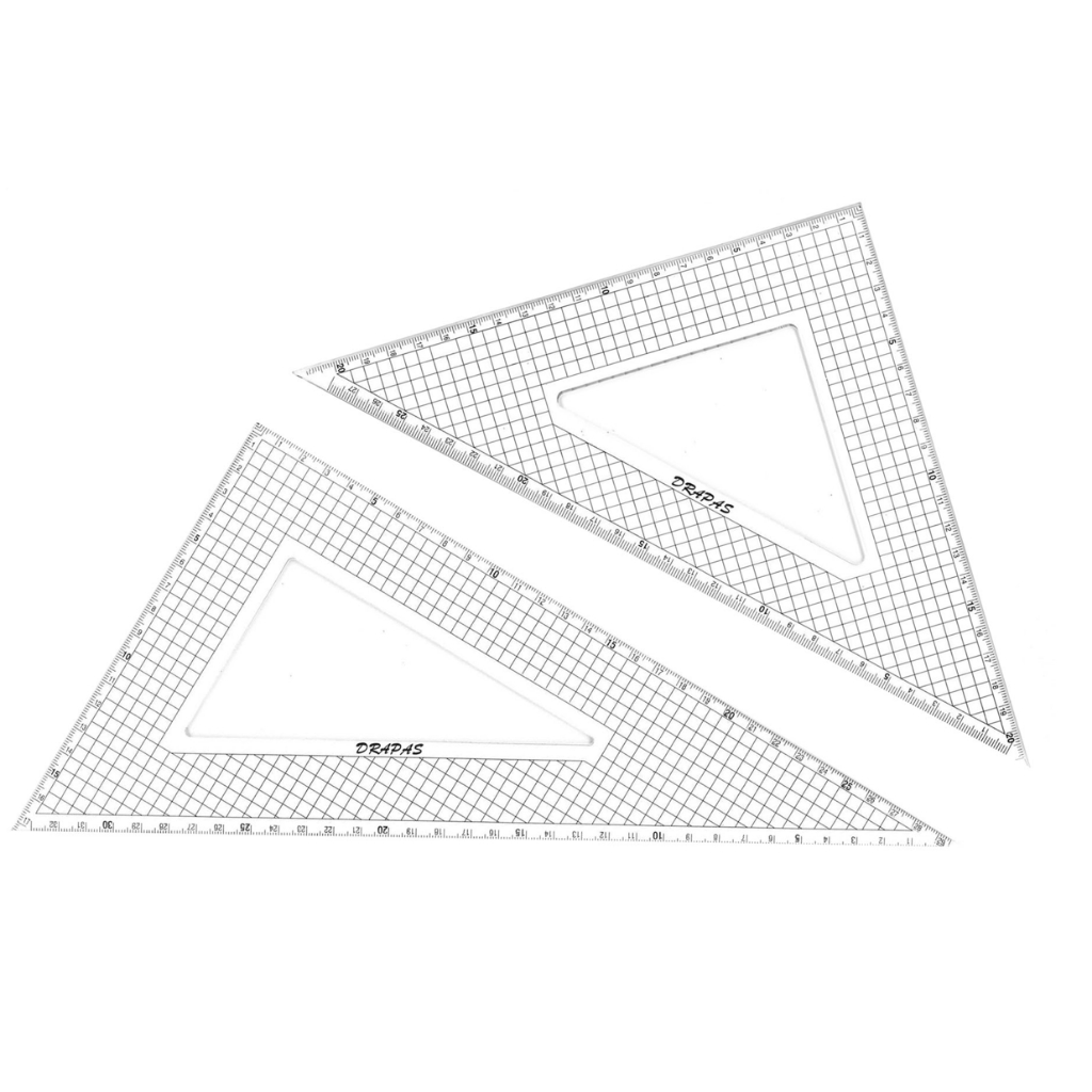 DRAPAS 方格三角板/方眼三角板 30CM