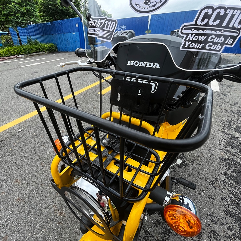 CC110前車筐 適用於 Honda Cross Cub 110金屬前籃子 CC110  CC110尾箱